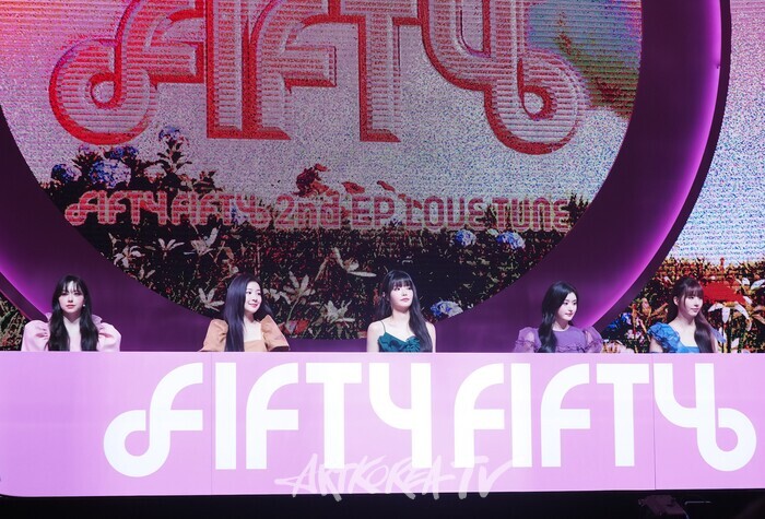 피프티 피프티(FIFTY FIFTY) 두 번째 미니 앨범 '러브튠'(Love Tune) 쇼케이스. 2024.09.20 사진 ⓒ아트코리아방송 이용선 기자