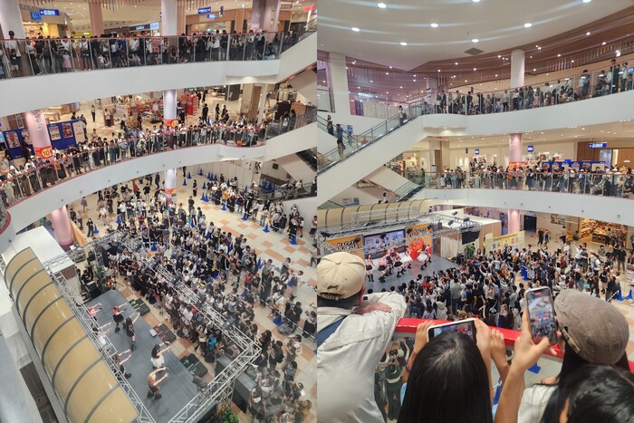 유니스 타워레코드 릴리즈 이벤트 현장. 제공 F&F엔터테인먼트