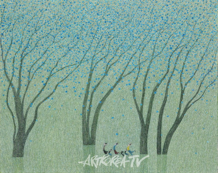 나들이, oil on canvas, 116x130cm, 2023