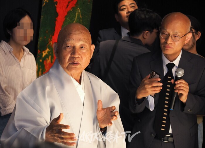 '성파 선예禪藝 특별전 - COSMOS'. 2024.09.27 사진 ⓒ아트코리아방송 이용선 기자