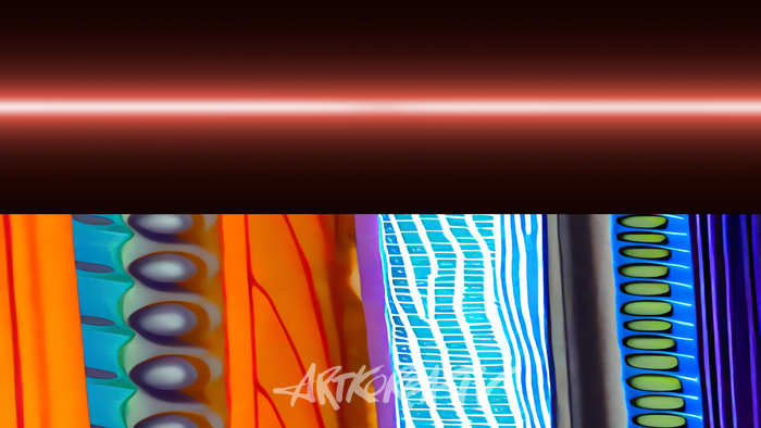 박유석, 교차, 2024, 비디오 설치, LED 패널 모듈, 알루미늄 프레임, 스테레오 사운드, 234x14×30cm  제공 예술의전당