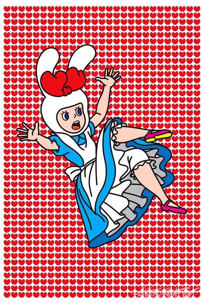 아트놈, Gazi's Adventures in Wonderland 130.3x193.9 cm acrylic on canvas 2020