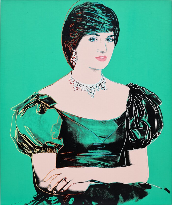 Andy WarholPortrait of Princess Diana, 1982 제공 : 필립스옥션
