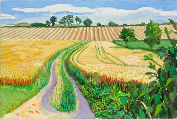 David HockneyPath through Wheat Field, July, 2005 제공 : 필립스옥션