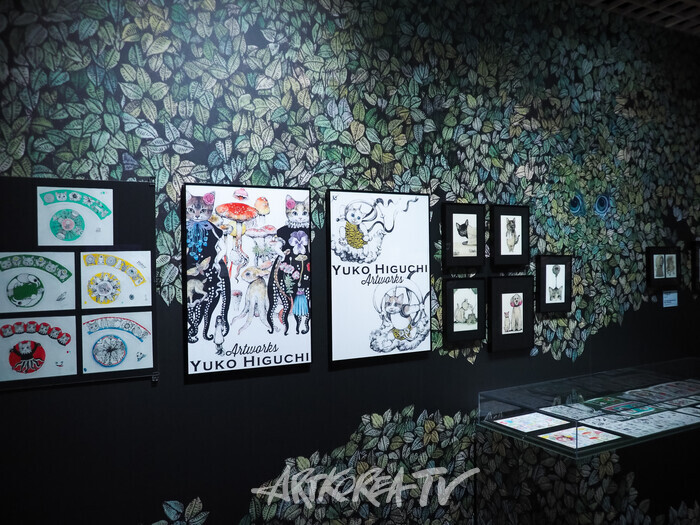 유코 히구치(YukoHiguchi) 첫 번째 한국 전시 '유코 히구치 특별전 : 비밀의 숲' 2024.10.02 사진 ⓒ아트코리아방송 이용선 기자
