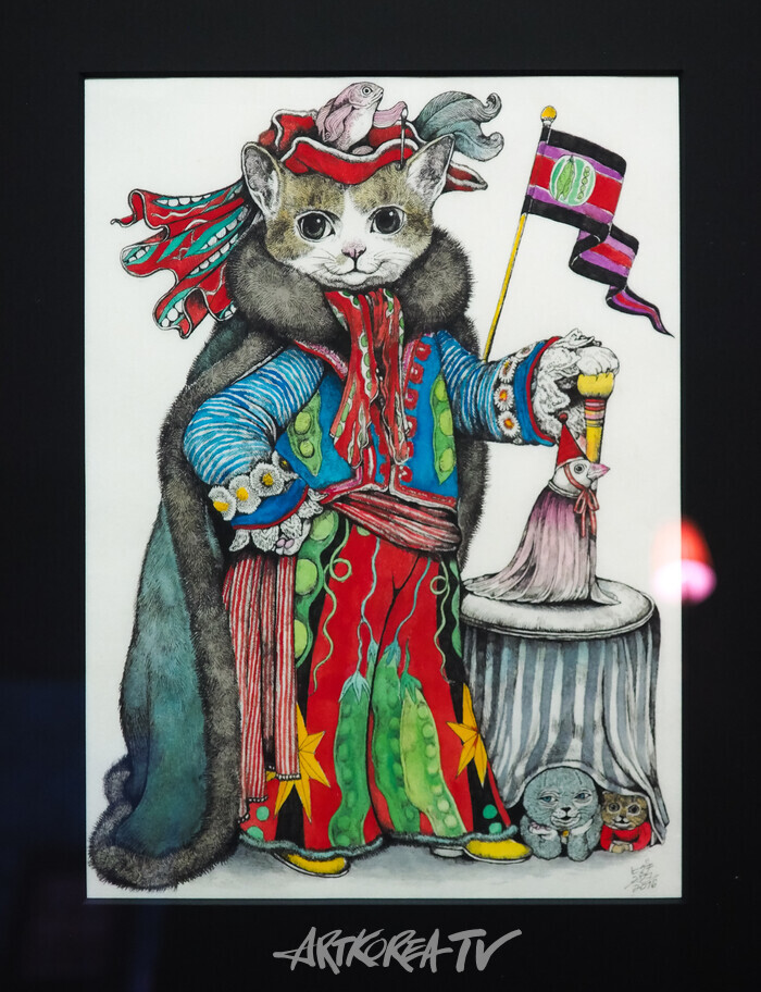 유코 히구치(YukoHiguchi) 첫 번째 한국 전시 '유코 히구치 특별전 : 비밀의 숲' 2024.10.02 사진 ⓒ아트코리아방송 이용선 기자