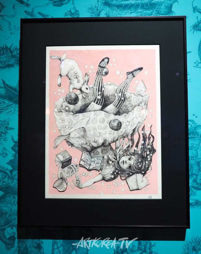 유코 히구치(YukoHiguchi) 첫 번째 한국 전시 '유코 히구치 특별전 : 비밀의 숲' 2024.10.02 사진 ⓒ아트코리아방송 이용선 기자