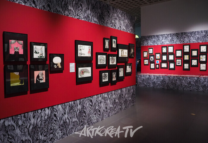 유코 히구치(YukoHiguchi) 첫 번째 한국 전시 '유코 히구치 특별전 : 비밀의 숲' 2024.10.02 사진 ⓒ아트코리아방송 이용선 기자