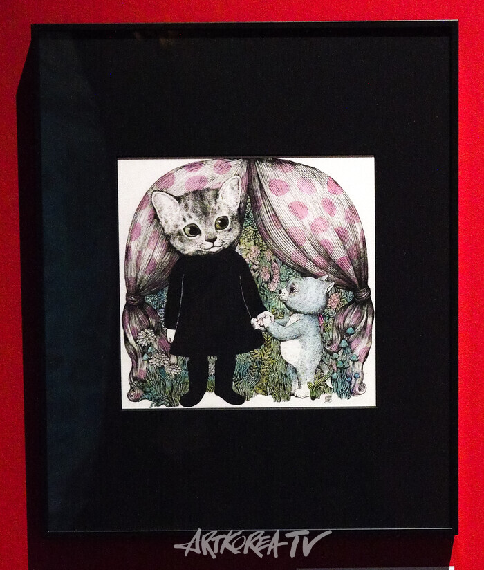 유코 히구치(YukoHiguchi) 첫 번째 한국 전시 '유코 히구치 특별전 : 비밀의 숲' 2024.10.02 사진 ⓒ아트코리아방송 이용선 기자