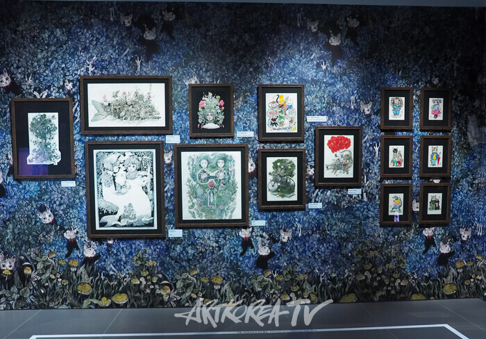 유코 히구치(YukoHiguchi) 첫 번째 한국 전시 '유코 히구치 특별전 : 비밀의 숲' 2024.10.02 사진 ⓒ아트코리아방송 이용선 기자