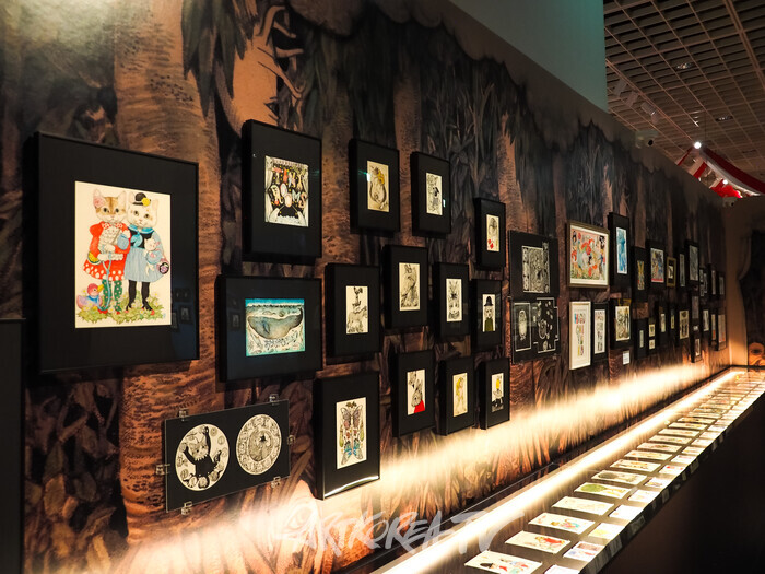 유코 히구치(YukoHiguchi) 첫 번째 한국 전시 '유코 히구치 특별전 : 비밀의 숲' 2024.10.02 사진 ⓒ아트코리아방송 이용선 기자