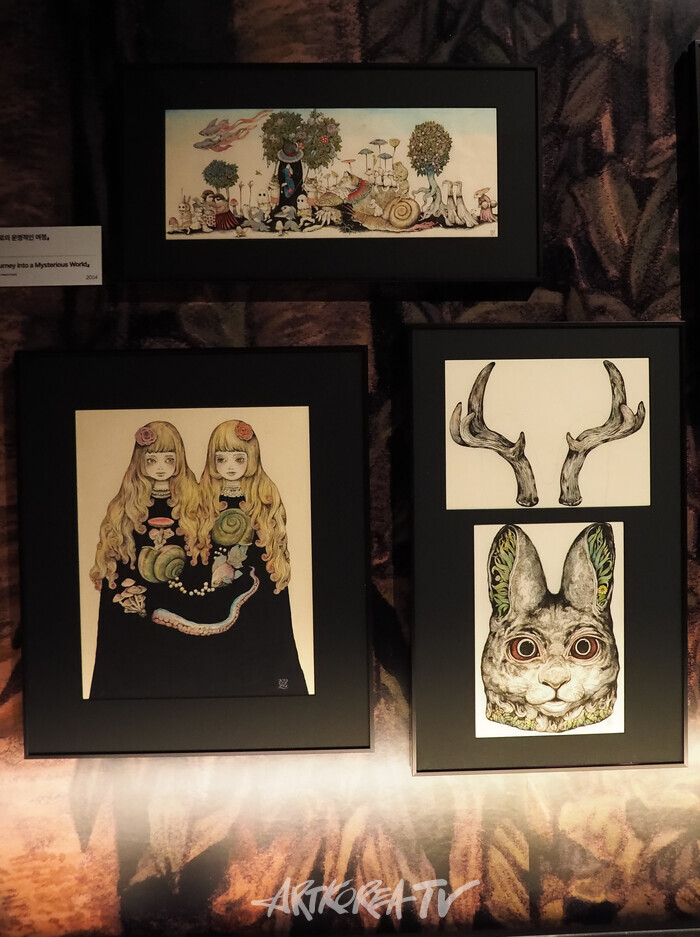 유코 히구치(YukoHiguchi) 첫 번째 한국 전시 '유코 히구치 특별전 : 비밀의 숲' 2024.10.02 사진 ⓒ아트코리아방송 이용선 기자