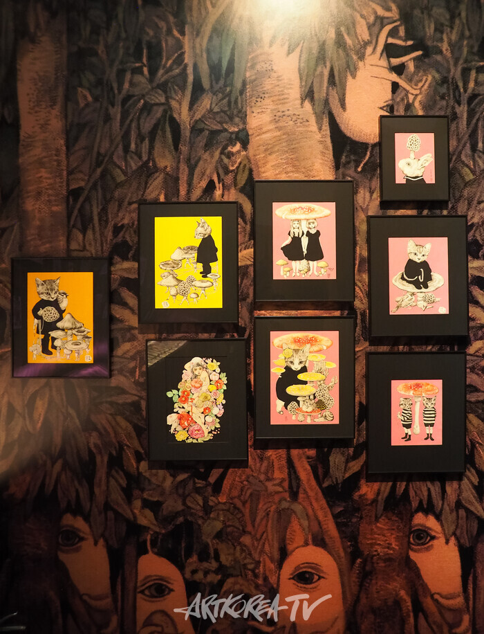 유코 히구치(YukoHiguchi) 첫 번째 한국 전시 '유코 히구치 특별전 : 비밀의 숲' 2024.10.02 사진 ⓒ아트코리아방송 이용선 기자