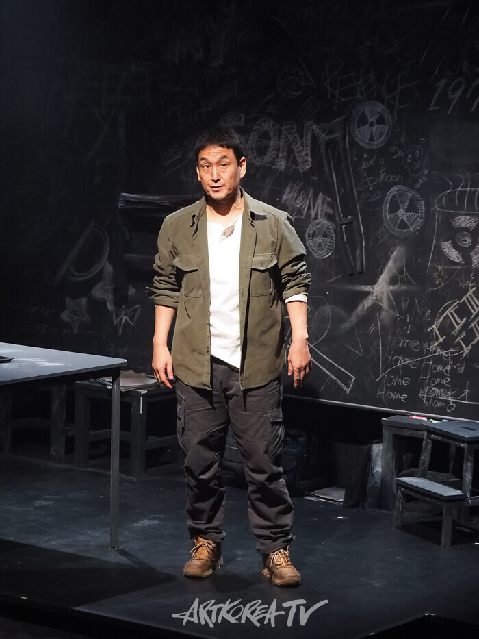 연극 '킬롤로지' 프레스콜(알란 역의 김수현). 2024.10.02 사진 ⓒ아트코리아방송 이용선 기자