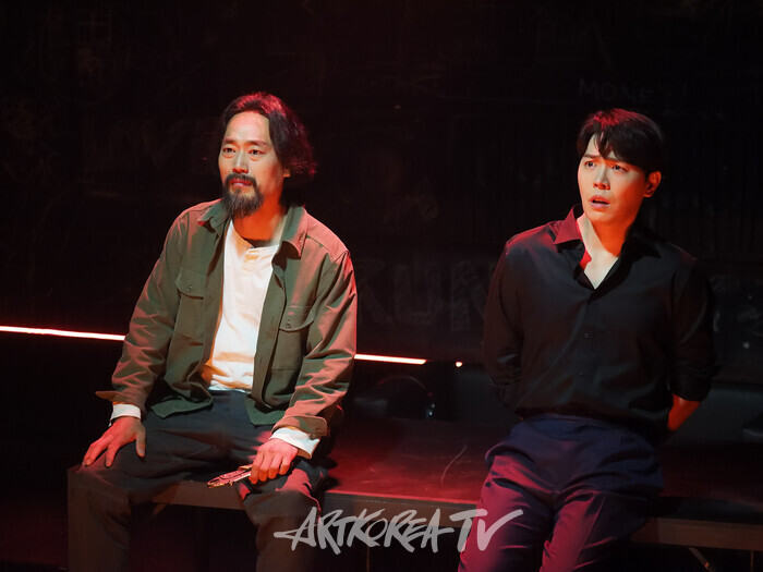 연극 '킬롤로지' 프레스콜(폴 역의 이동하). 2024.10.02 사진 ⓒ아트코리아방송 이용선 기자