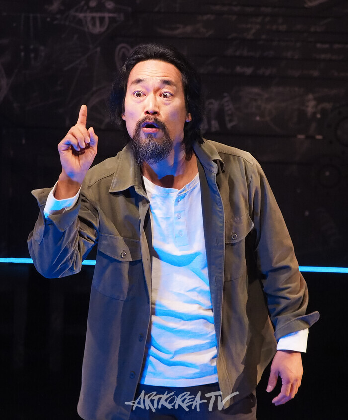 연극 '킬롤로지' 프레스콜(알란 역의 이상홍). 2024.10.02 사진 ⓒ아트코리아방송 이용선 기자