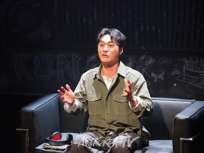 연극 '킬롤로지' 프레스콜(알란 역의 최영준). 2024.10.02 사진 ⓒ아트코리아방송 이용선 기자