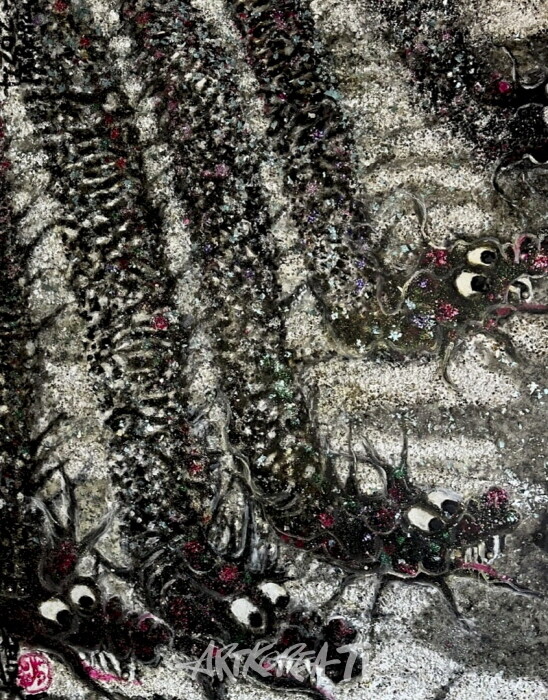 에코락갤러리에 전시된 작품들-강정희 작가