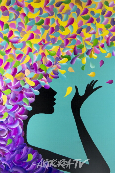 에코락갤러리에 전시된 작품들-Seduction of Springtime-레이첼곽