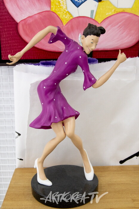 에코락갤러리에 전시된 작품들-김경민 조각가