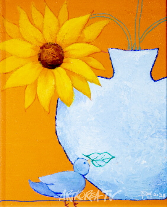 에코락갤러리에 전시된 작품들-이주연-행복 (1)