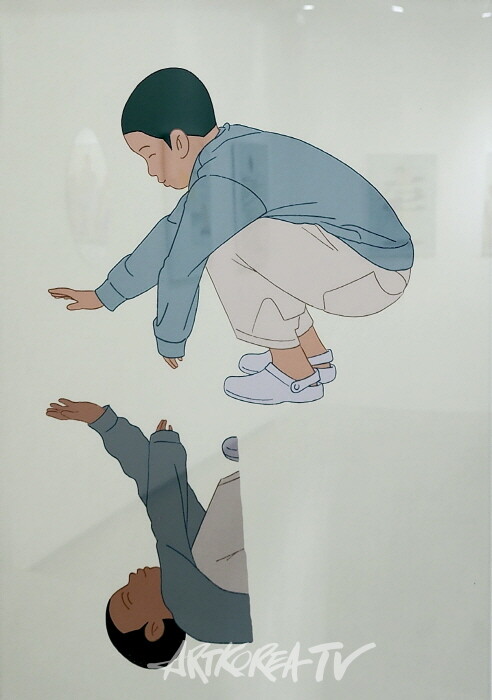 나의 인사-디지털 판화 42.7-59.4cm