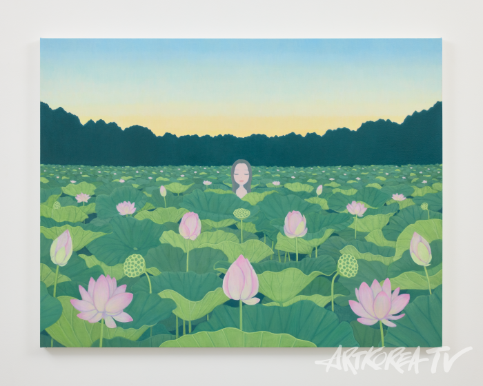 Kawashima Hideaki (b. 1969-) Dawn2024Oil on Oil on canvas 113.3 x 145.5 cm 44.6 x 57.3 in.​​​​​​​©Courtesy of the arist and Tomio Koyama Gallery, Tokyo