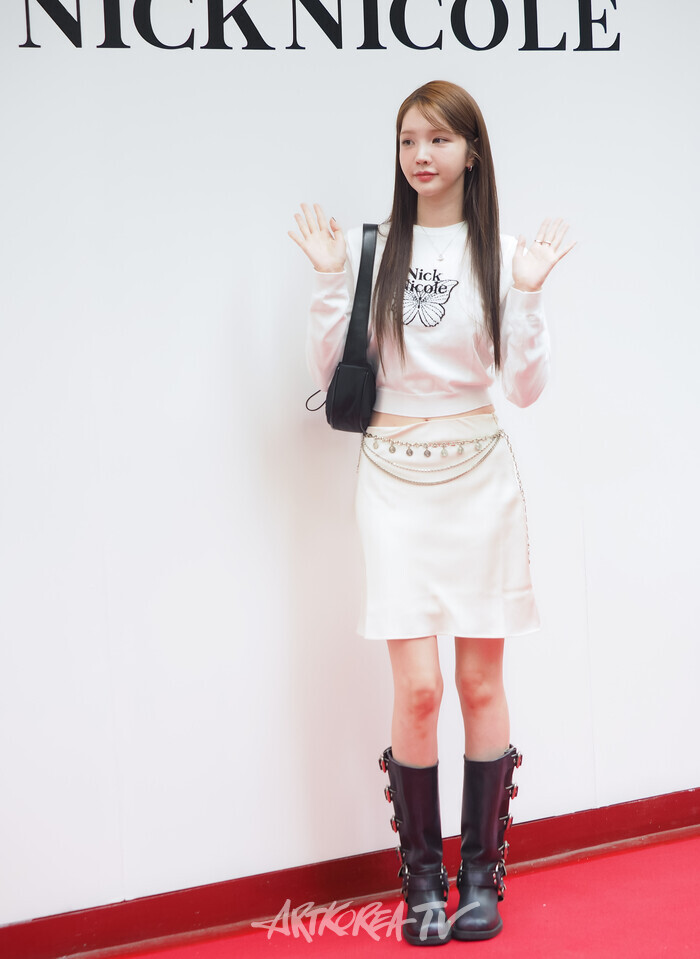 ​닉앤니콜 명동 플래그십스토어 그랜드 오픈 포토월 행사(수스) 2024.10.11 사진 ⓒ아트코리아방송 이용선 기자​