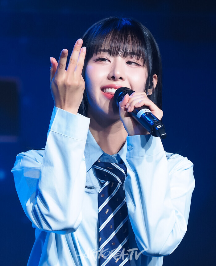 비웨이브(BEWAVE) 첫 번째 싱글 앨범 '비 유어 웨이브'(Be your Wave) 발매 기념 쇼케이스(제나) 2024.10.10 사진 ⓒ아트코리아방송 이용선 기자