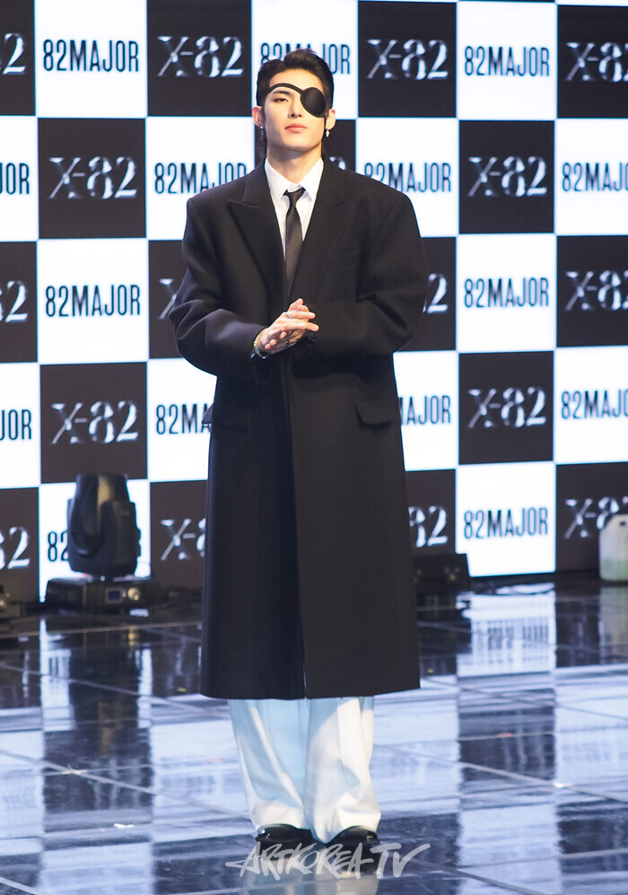 82메이저 '엑스-82'(X-82) 발매 기념 쇼케이스(윤예찬). 2024.10.15 사진 ⓒ아트코리아방송 이용선 기자​