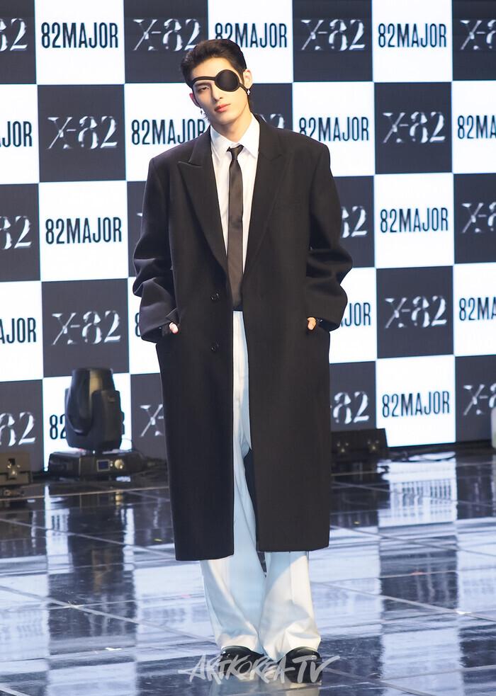 82메이저 '엑스-82'(X-82) 발매 기념 쇼케이스(윤예찬). 2024.10.15 사진 ⓒ아트코리아방송 이용선 기자​