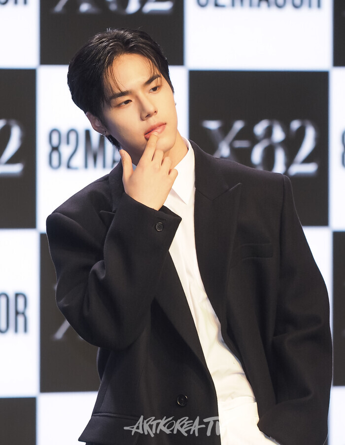 82메이저 '엑스-82'(X-82) 발매 기념 쇼케이스(황성빈). 2024.10.15 사진 ⓒ아트코리아방송 이용선 기자​