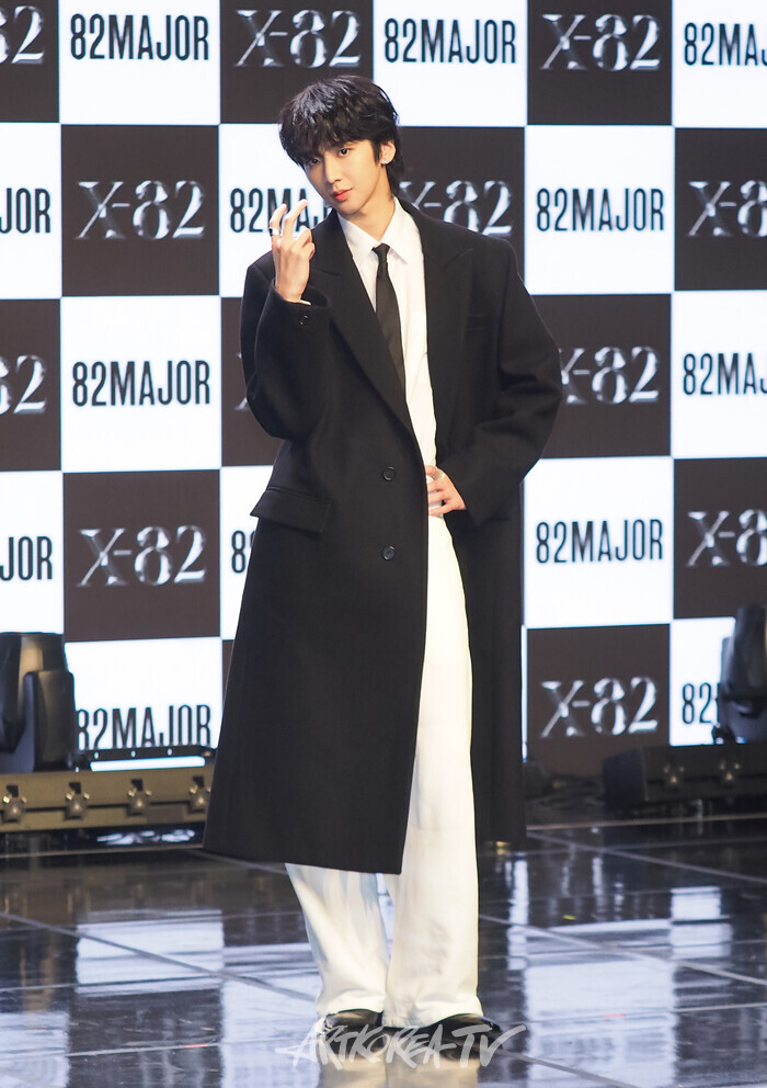 82메이저 '엑스-82'(X-82) 발매 기념 쇼케이스(남성모). 2024.10.15 사진 ⓒ아트코리아방송 이용선 기자​