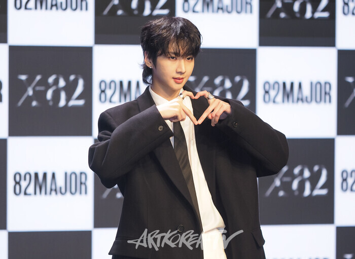 82메이저 '엑스-82'(X-82) 발매 기념 쇼케이스(남성모). 2024.10.15 사진 ⓒ아트코리아방송 이용선 기자​