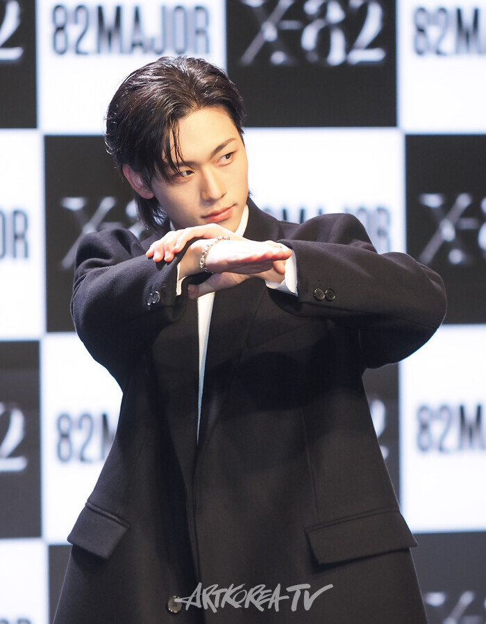 82메이저 '엑스-82'(X-82) 발매 기념 쇼케이스(박석준). 2024.10.15 사진 ⓒ아트코리아방송 이용선 기자​