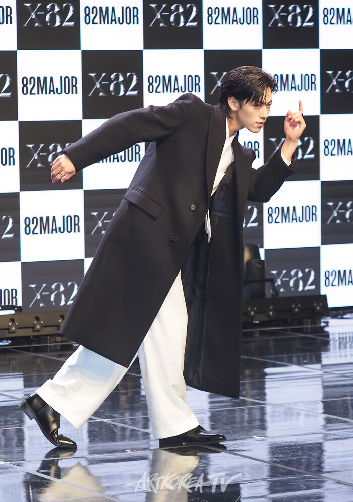 82메이저 '엑스-82'(X-82) 발매 기념 쇼케이스(박석준). 2024.10.15 사진 ⓒ아트코리아방송 이용선 기자​