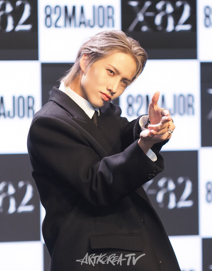 82메이저 '엑스-82'(X-82) 발매 기념 쇼케이스(조성일). 2024.10.15 사진 ⓒ아트코리아방송 이용선 기자​