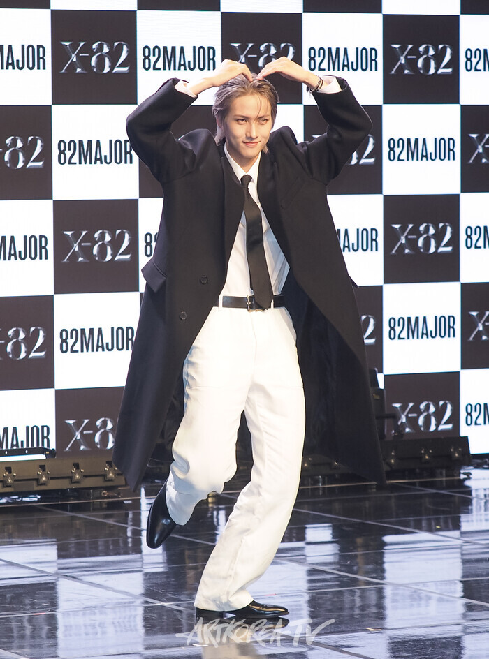 82메이저 '엑스-82'(X-82) 발매 기념 쇼케이스(조성일). 2024.10.15 사진 ⓒ아트코리아방송 이용선 기자​