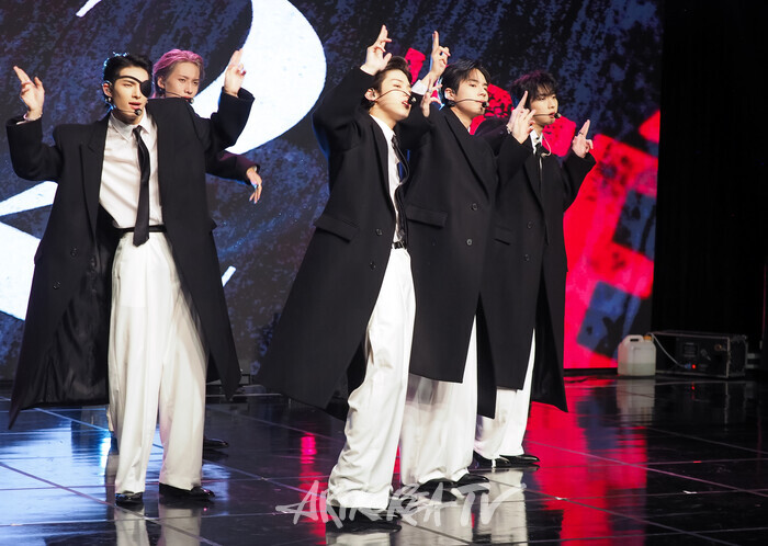 82메이저 '엑스-82'(X-82) 발매 기념 쇼케이스. 2024.10.15 사진 ⓒ아트코리아방송 이용선 기자​