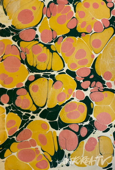 Merve AYDOS, Eart Extract, 50×35cm, Marbling, 2019 [무심회화회]