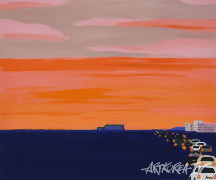 오세화, 집으로 가는 길, 73x91cm, Oil on canvas, 2024 [무심회화회]