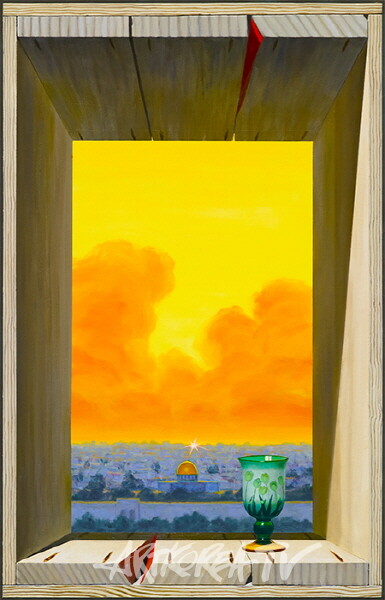 시온의 영광, 33.4×53cm, Oil on Canvas, 2024