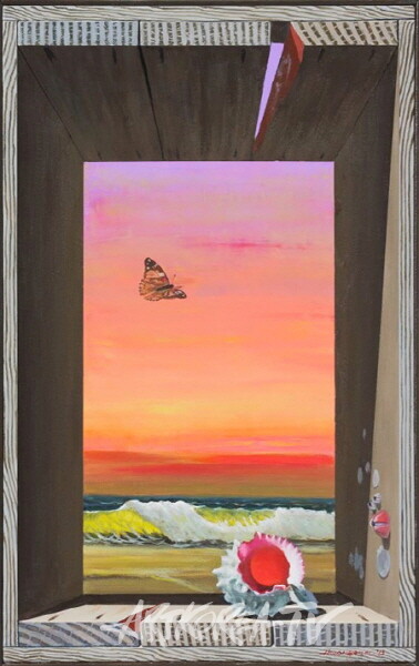 황혼의 바다,  34.3×53cm, Oil on Canvas, 2013