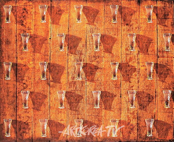 첫 공간배열, 162.2×130.3cm,  Oil on Canvas, 1995