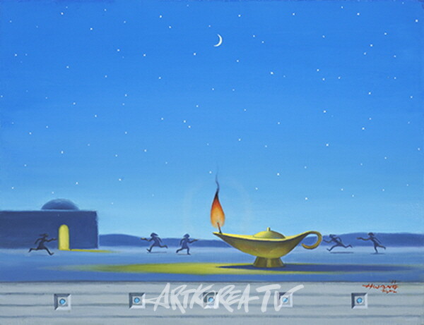 혼인잔치, 53×33.3cm, oil on Canvas,  2011