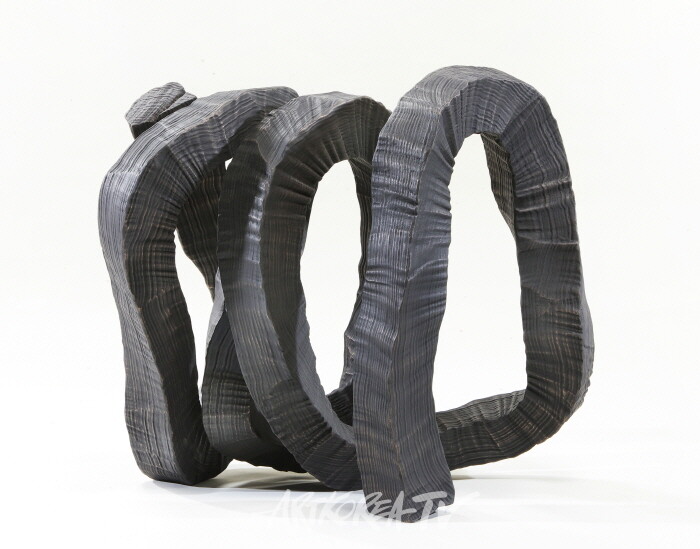 [Johyun Gallery] Lee Bae, Brushstroke Sculpture, 2024, Bronze, 63 x 73 x 52 cm