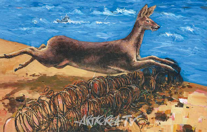 붉고 낯선 풍경화의 조신호