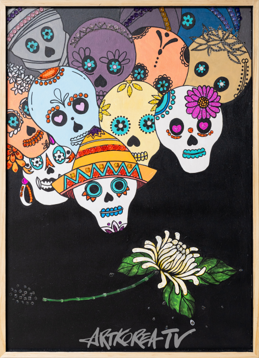 해골 보석설치미술전 '삶과 죽음 그리고 환희'