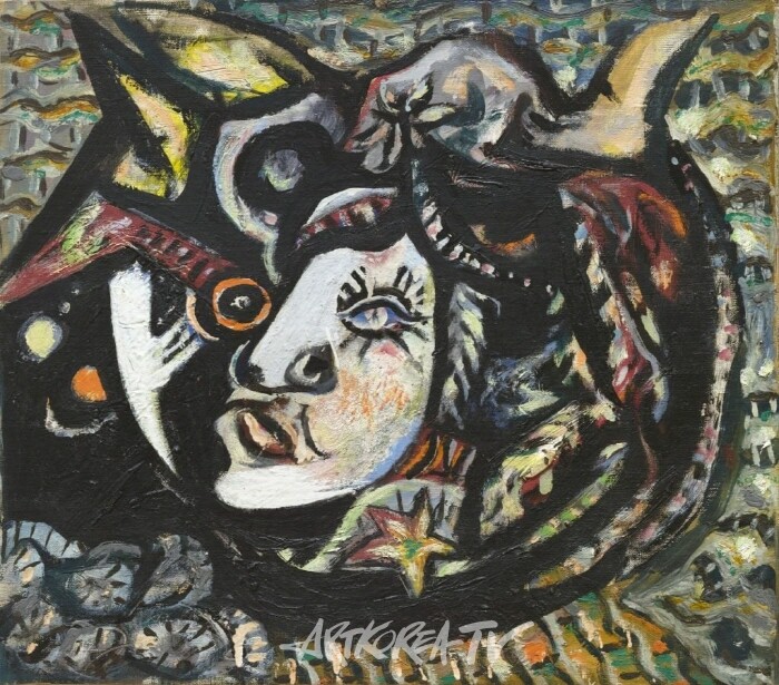 잭슨 폴록, 마스크 (1941). © Pollock-Krasner Foundation-ADAGP, Paris 2024.