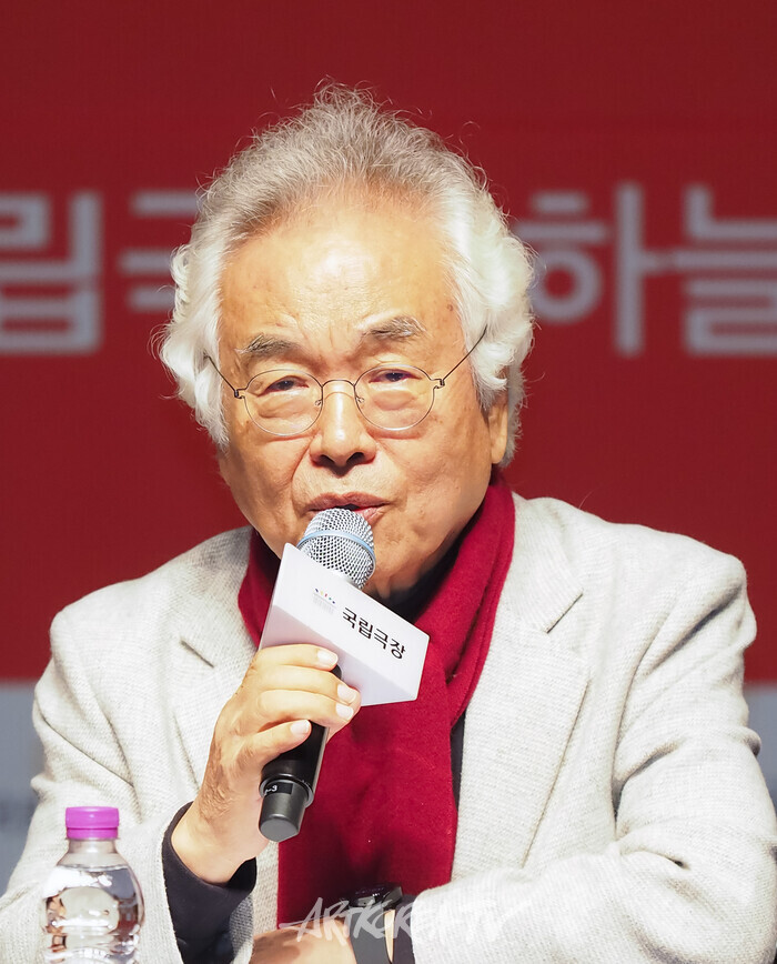 '마당놀이 모듬전' 기자간담회(작곡가 박범훈) 2024.11.05 사진 ⓒ아트코리아방송 이용선 기자​